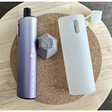 레더크레프트 아보카도베이비프로 전용 실리콘 케이스 위생캡덮개 포함, 반투명화이트, 1개