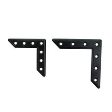 원더풀타임 평철 기억자 흑도장 목조, 1) 75X75X18/흑도장