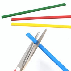 Oce 오려쓰는 오리기 컬러 고무 자석 스틱 4P 잘라쓰는막대 고무자석 칼라마그네틱