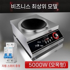 업소용대용량인덕션 5000W음식점 대량조리 인덕션 매립형주방가열기, D. 5000W 오목 상업 프리미엄