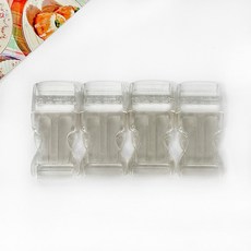 헤세드 (대용량) 25mm 플라스틱 컬러 버클 가방 하네스부자재, 20개, 투명