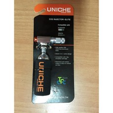 火雞Tth UNICH INJECTOR-PRO ET2鋁合金CNC拋光亮銀CO2打氣筒 聰明嘴 美法可用, 1個