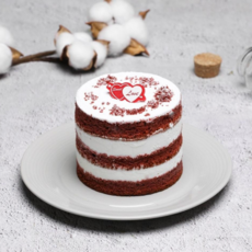 미니케이크 레드벨벳 (쁘띠케이크 개별포장 손님용 답례품 선물용 조각케익 치즈 티라미수 초코 말차 레드벨벳 산딸기), 191g, 1개