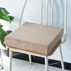35D 하드 스폰지 소파 쿠션 단색 창문 매트 탈착식 및 세탁 가능 다다미 의자 쿠션 두께 5cm, Coffee