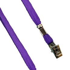 素面識別證帶 50條/包 證件繩 證件帶 吊繩 掛繩, 1個, 紫