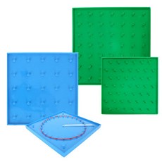 양면 지오보드 5핀(원형24핀) 7핀(삼각45핀) 2중택1 소근육발달 감각발달, 1개, 양면지오보드_7핀