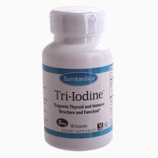 EuroMedica 三碘3mg膠囊, 90顆, 1罐
