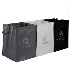 픽토미 재활용 모던 분리수거함 3P, 혼합색상