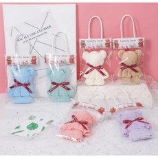 Lovely bear 小熊造型毛巾 婚禮小物 幼兒園活動禮品, 1個