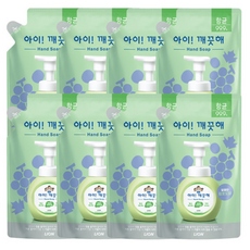 아이깨끗해 핸드워시 청포도향 리필 200ml 8개