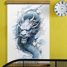 ad593-우드스크롤_60CmX90Cm-푸른용, 상세 설명 참조