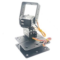 Rotory Rotatable Digital JX Servo Platfm 2DOF 서보 로봇 암 카메라 트랙 플랫폼(디지털 금속 구조 포함), 02 With servo 36KG