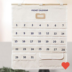 다이어리 용품 생활비 달력 가계부 용돈 통장 보관, 패브릭용돈달력