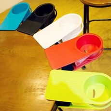 5KG 하중 컵홀더집게 컵 소형 소품 홀더 컵수납함 차량용 차량홀더 차량, 3컵홀더집게-레드, 1개