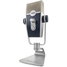 AKG 프로 오디오 라이라 울트라-HD USB C 마이크로폰 녹음 스트리밍 게임 팟캐스트 ASMR용 PC 및 Mac용 콘덴서 마이크 노트북 또는 컴퓨터용 조절 스탠드 플, Microphone Only