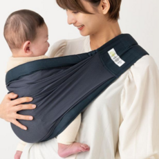 케라타 신생아 메쉬형 슬링 아기띠 베이비슬링 포대기 요람자세, 다크네이비