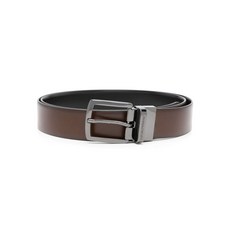 엠포리오아르마니 버니시드 피니시 가죽 벨트