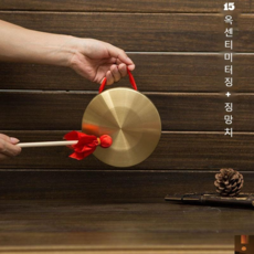 JINGHENG 징 만담 소품 세트 북자바라 순동 고음 과북 악기 15CM32cm42센티미터 홍수예방, T01-15cm징+징망치