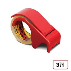 3M)박스테이프 디스펜서(DP-300RD/테이프별도), 3개