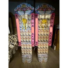 高雄米塔 飲料塔 弔喪罐頭塔, 1個, 米6x4,一對