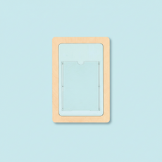 H69-1 방염 게시판 1칸 어린이집 유치원 학교 교실 안내판 아크릴 알림판 원목, 상세페이지 참조