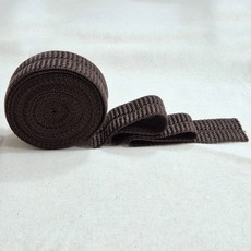 니트 바이어스 울바인딩 테이프 4yard (360cm), 다크브라운, 1개