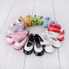 짱패브릭 USD 구체관절인형 메리제인 인형신발, 옐로우, 1개