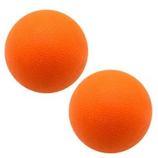 이츠라이프 A타입 베이직 라크로스 마사지볼, 오렌지, 2개