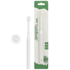 반려동물 360 도 칫솔 개 치아 청소 부드러운 털 고양이 브러시 작은 머리 개 제품, 03 White 360 degrees