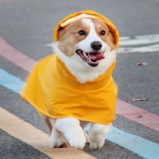 우비 국내가 강아지 중형견 레인코트 소형견 이거찜 강아지비옷 판초 강이지레인코트 방수잘되는, 강아지우비 XL