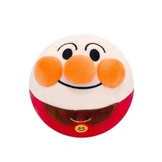 電動毛絨跳跳球，狗狗玩具，唱歌跳動，耐咬耐磨，USB充電，寵物解悶神器, 麵包超人【贈USB充電線】, 1個