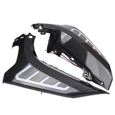 야마하호환 NMAX155 조명 포함 전면 사이드 커버 가드 패널 장식 NMAX 125, 1개