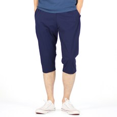 파르데스 남성용 무지 트리코트 냉감 아이스 밴딩 7부 반바지