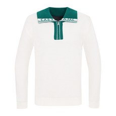 까스텔바작 () 남성 카라 반집업 니트_BGCWSW204WH_