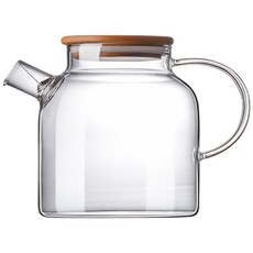 竹蓋玻璃壺, 1個, 玻璃, 1500ml