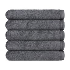 송월 몬테스 40수 500g 바스타월, 5개, 다크그레이