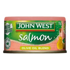 존 웨스트 올리브 오일 연어 95g John West Salmon In Olive Oil, 1개