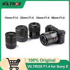 23mm 13mm 33mm 56mm E 렌즈 F1.4 APS-C AF 자동 초점 대구경 단초점 A7 A7RIII A7S A7MIV A6000 A6300용, 소니 E 마운트(APS-C)