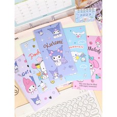 산리오 용돈봉투 5매 4종 세뱃돈봉투 편지봉투 마이멜로디, 혼합색상, 5개