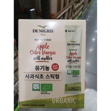 데니그리스 유기농 사과식초 스틱형 30p, 1개, 450ml