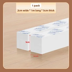 주방 틈새 랙 냉장고 측면 풀 아웃 캐비닛 욕실 트롤리 좁은 간격 보관, 5cm 간격* 1m 길이* 2cm