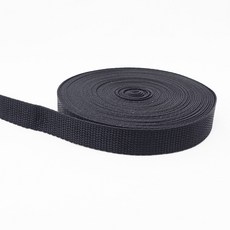 웨이빙끈 이중직 20mm 9M(10마), 1개, 검정