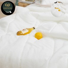 [픽홀] 리버시블이불 일체형이불 퀸사이즈이불 여름 간절기 이불 퀸 Q 화이트