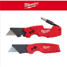 米沃奇 2入套裝多功能6合1快背美工刀 含撥線器、起子接桿及剝線刀 輕巧便攜 安全耐用 符合人體工學設計, 1個