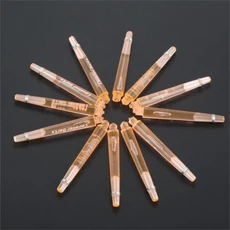 투명 45mm/35mm 나사산 다트 샤프트 스테인리스 스틸 O 링 스템 4.5mm, 02 Orange-35, 09 Orange-45MM