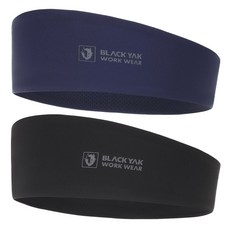 블랙야크 스포츠헤어밴드 2종 PMGS26, 블랙,네이비, 1개