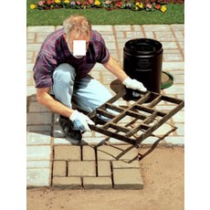 시멘트 블록 거푸집 몰탈 공원타일 평면 바닥 형틀 6 다각형 1 조각