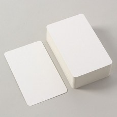 아트페이퍼 양면 무지 종이카드 100매(8x13)