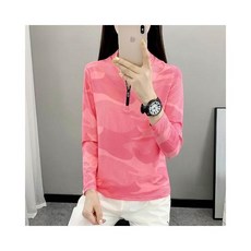 運動上衣女夏季修身透氣薄款長袖t恤 吸濕排汗衫 彈性立領速乾顯瘦健身衣 大呎碼冰絲涼感衣 休閒跑步排汗衣