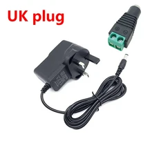 전원 공급 장치 6v 600ma 소스 볼트 변압기 어댑터 220V 110v ~ 1A DC, 01 6V 0.5A, 01 UK plug